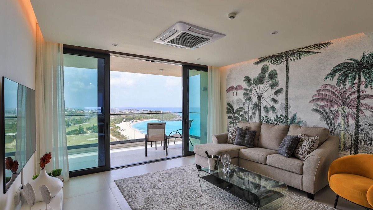 Maho Apartment | A-1202 1 bedroom apartment with magnificent ocean view