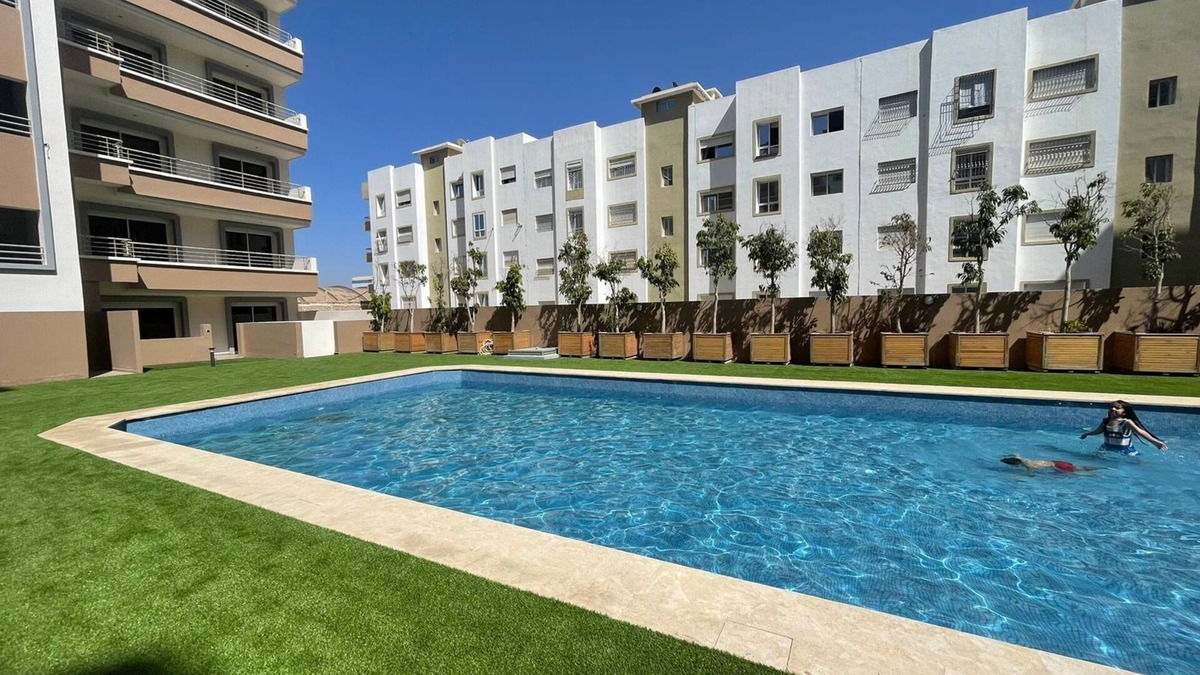 Talborjt Apartment | A beautiful apartment overlooking the pool in downtown Agadir. maximum 6 travelers