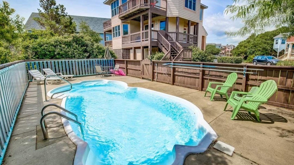 Monteray Shores House | A Corolla Corral | Sound Side | Private Pool, Hot Tub | Corolla