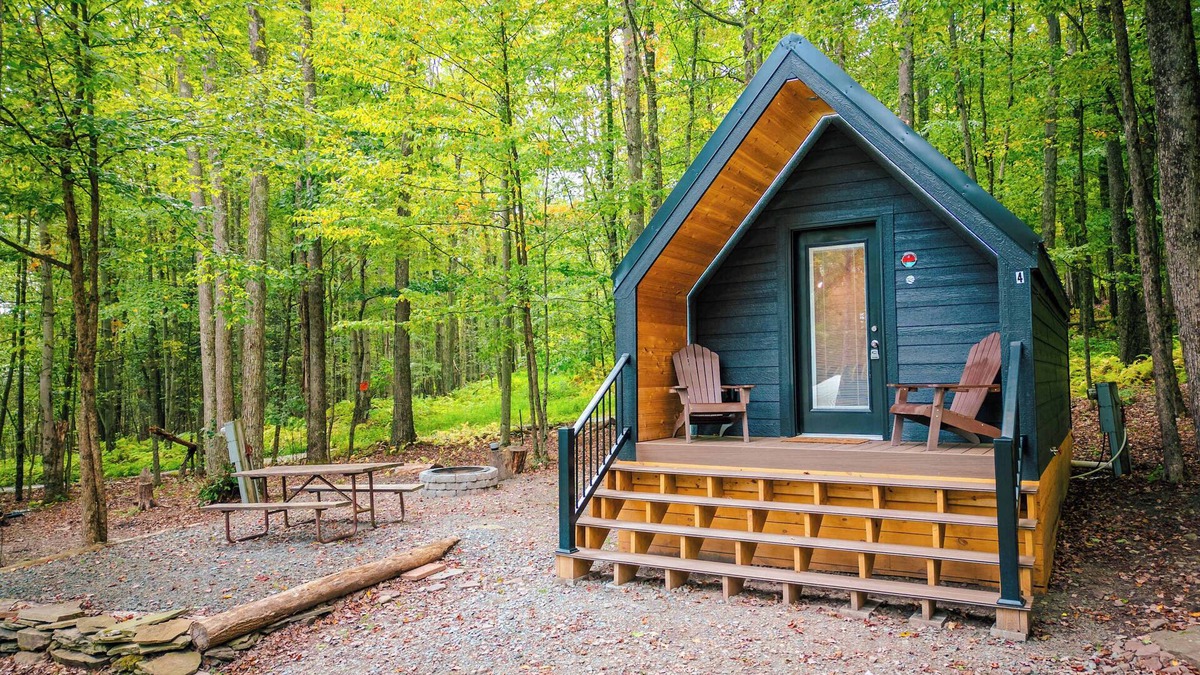 Wellsboro Cabin | A-frame 1 Summary: We