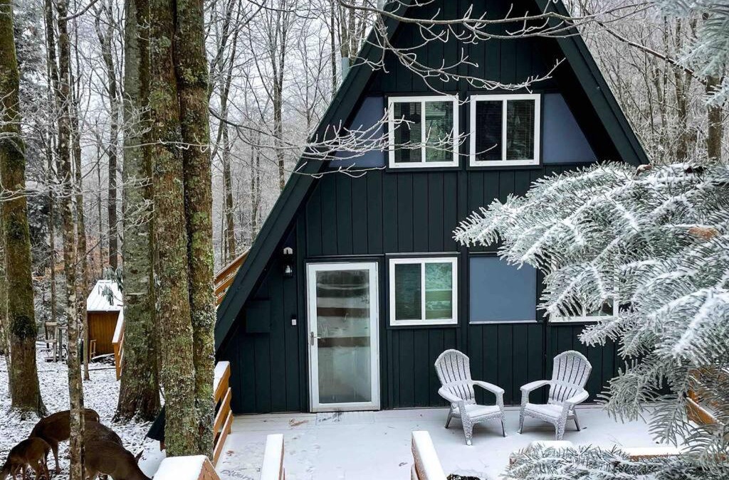 Charter Hills Ski Chalet | A Frame Beech Mountain Cabin 5 minutes from ski resort.