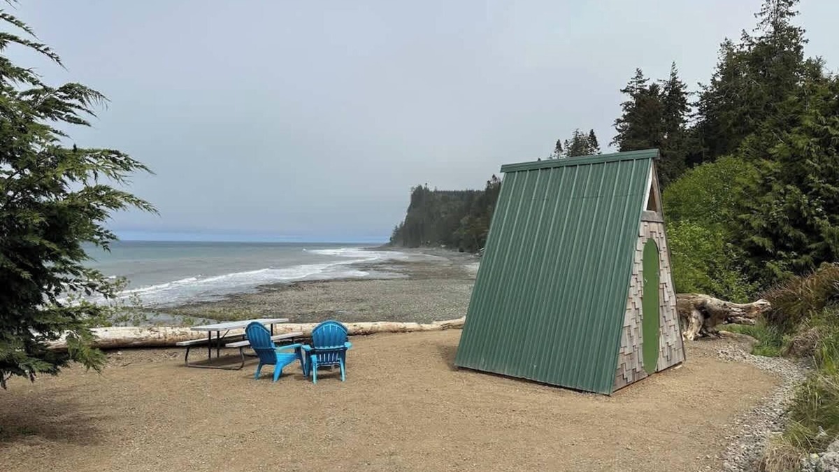Port Angeles Apartment | A-Frame (Site 7) Shelter w/Incredible Ocean View