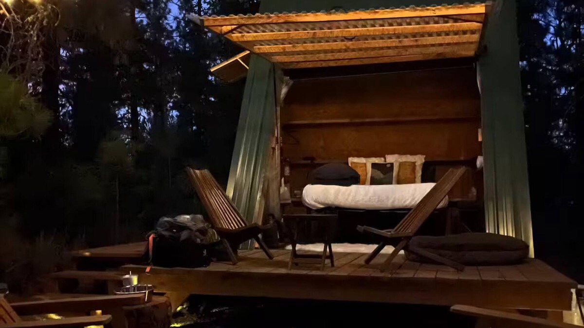Goldendale Cabin | A-Frame Tiny Cabin in the Woods in Goldendale