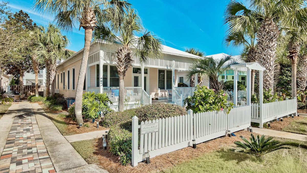 Frangista Beach House | A Garden Cottage | Private Beach + Beach Service + Pet Friendly!
