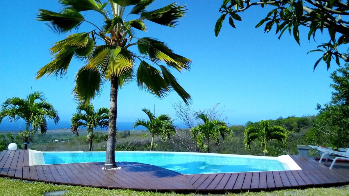 L'Etang-Sale Villa | A heavenly spot with ocean and forest views. Privacy, calm, private pool.