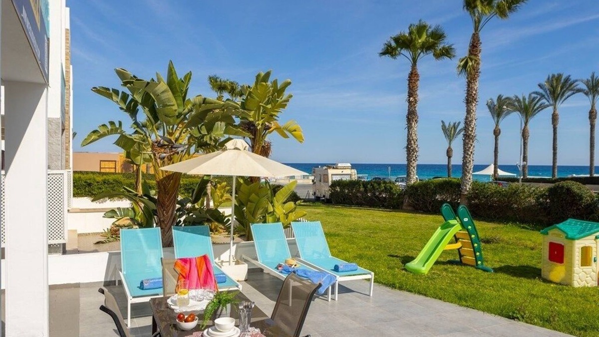 Protaras Villa | A modern 2 bedroom house in the absolute heart of Protaras with fantastic views of the sea
