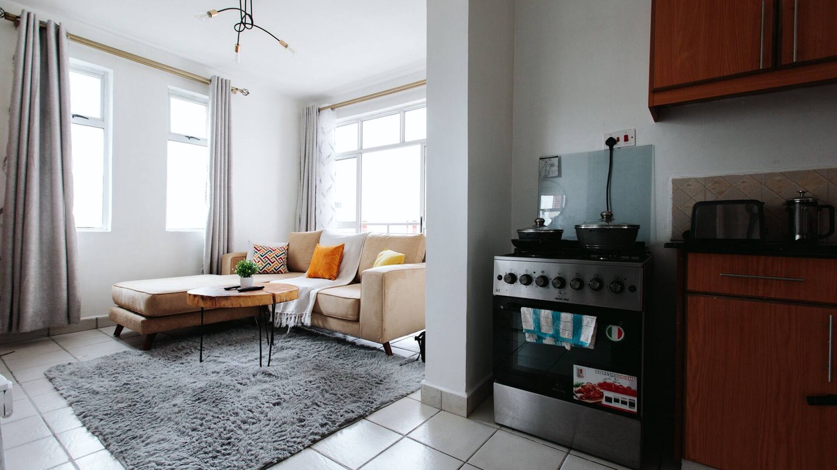 Riruta Apartment | A Perfect Escape: One Bedroom, Pool, and Gym