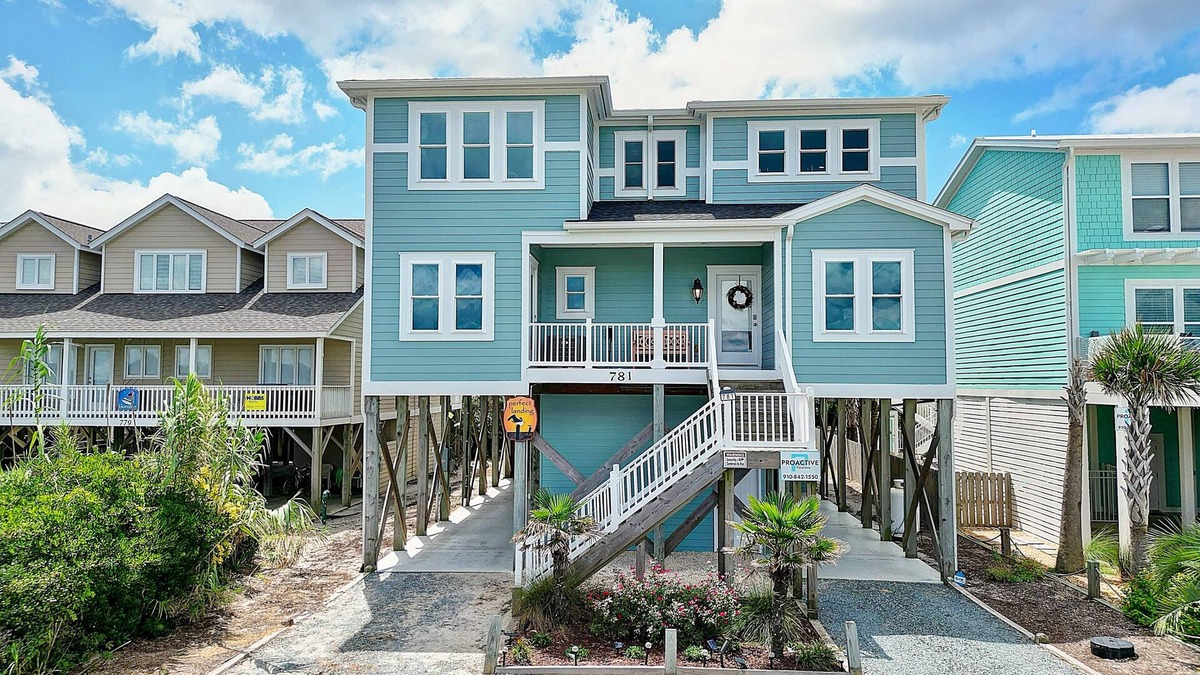 Holden Beach House | "A Perfect Landing" is a 6 Bedroom/6.5 Bath Home w/Private Pool & Elevator.