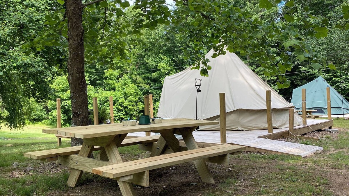 Boomer RV Rental | A place for peace… relaxing yurts, pet friendly on a holistic farm in Western NC