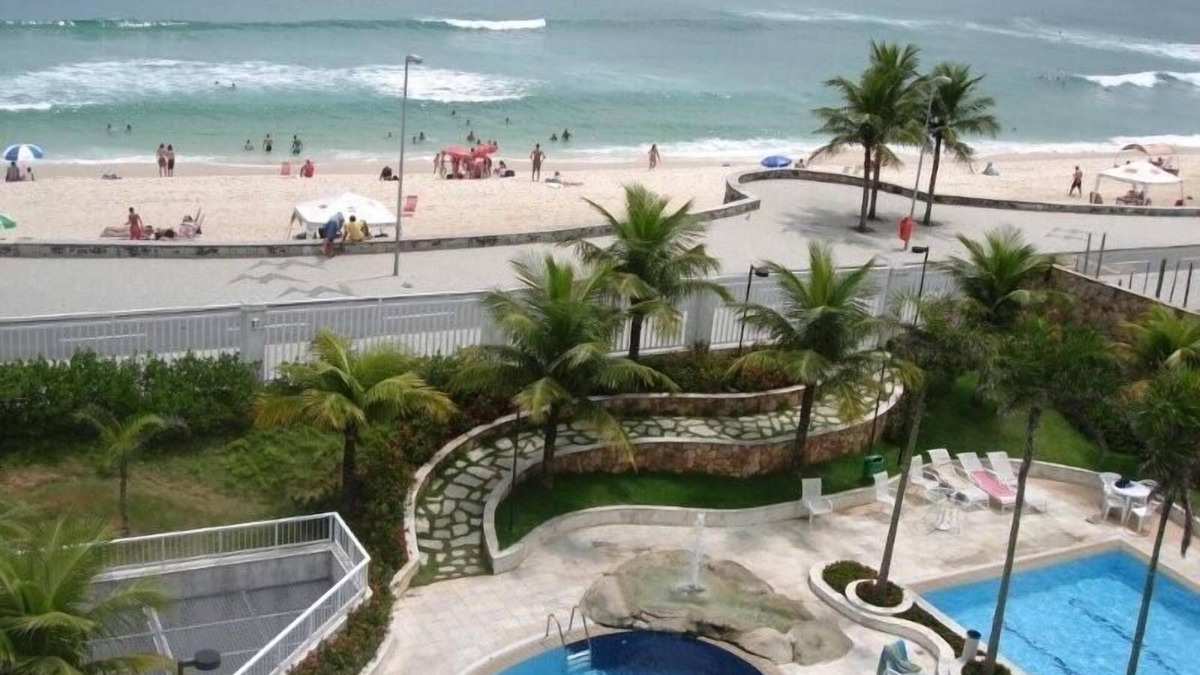 Recreio dos Bandeirantes Apartment | A prime view ocean front apart-hotel flat resort