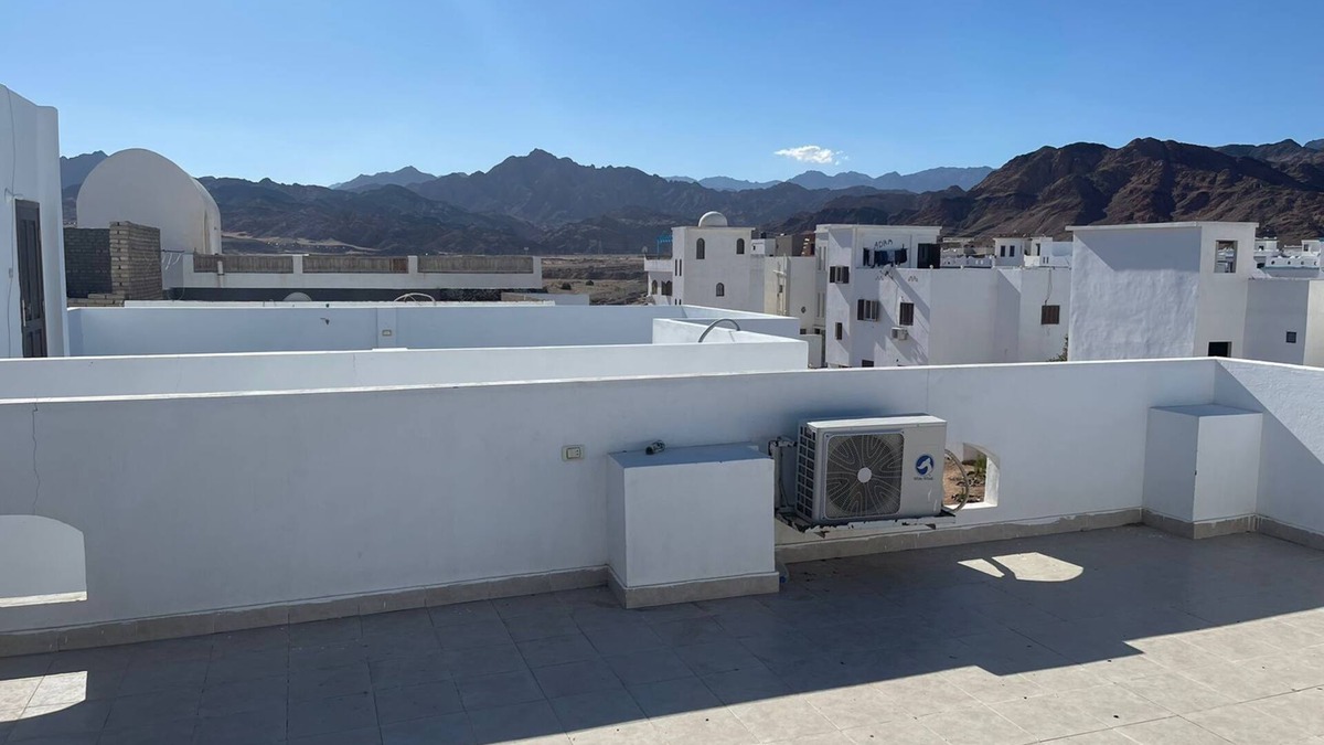 Dahab Apartment | A private chamber with a rooftop, and a patio.
