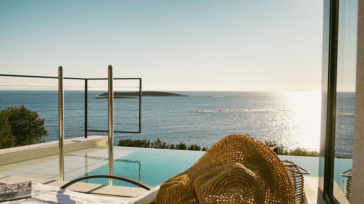 Milna Villa | A Private House on Vis Island with a impressive ocean view over Vis archipelago.