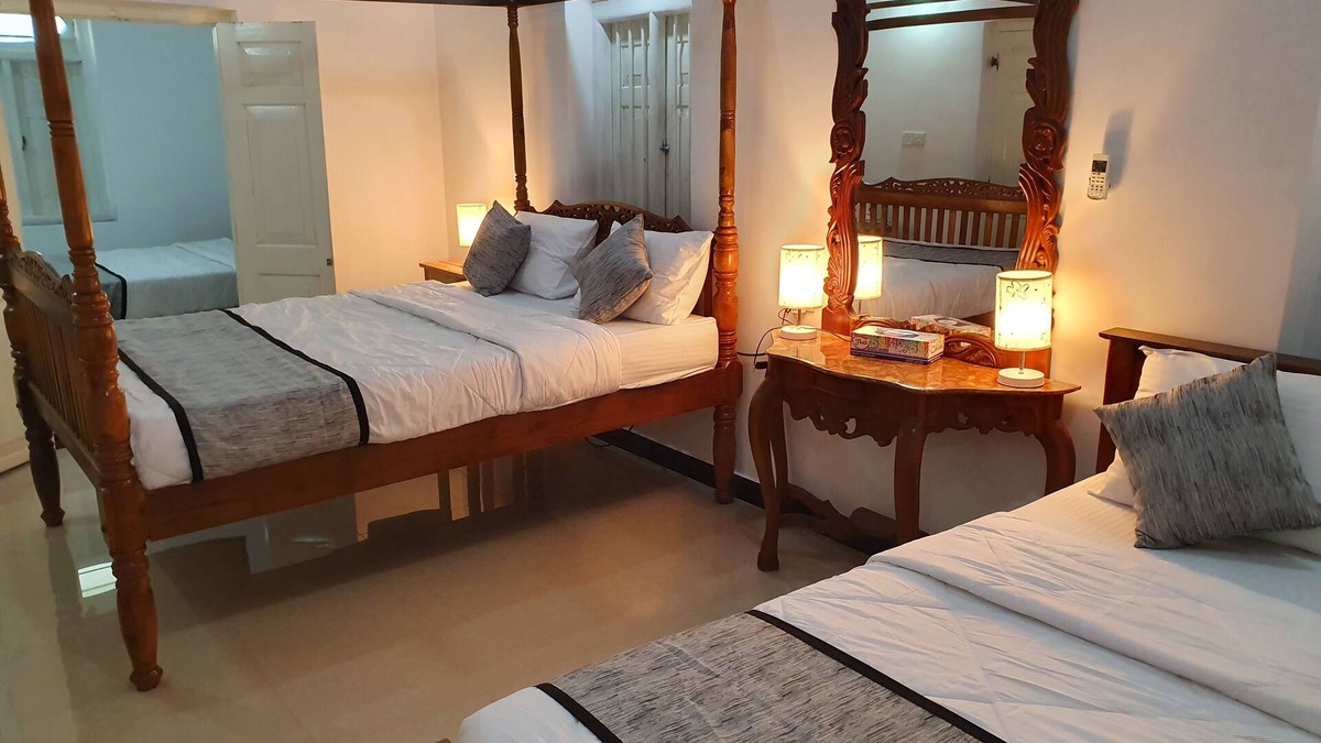 Negombo Villa | A unique villa with mesmerizing wooden antique furniture with a unique beauty.