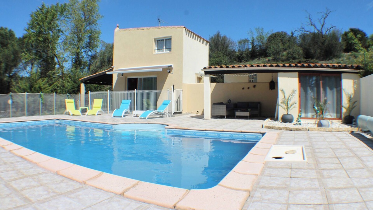 Villedubert House | A Villedubert, Proche du Canal du Midi, Gîte Indépendant Avec Piscine