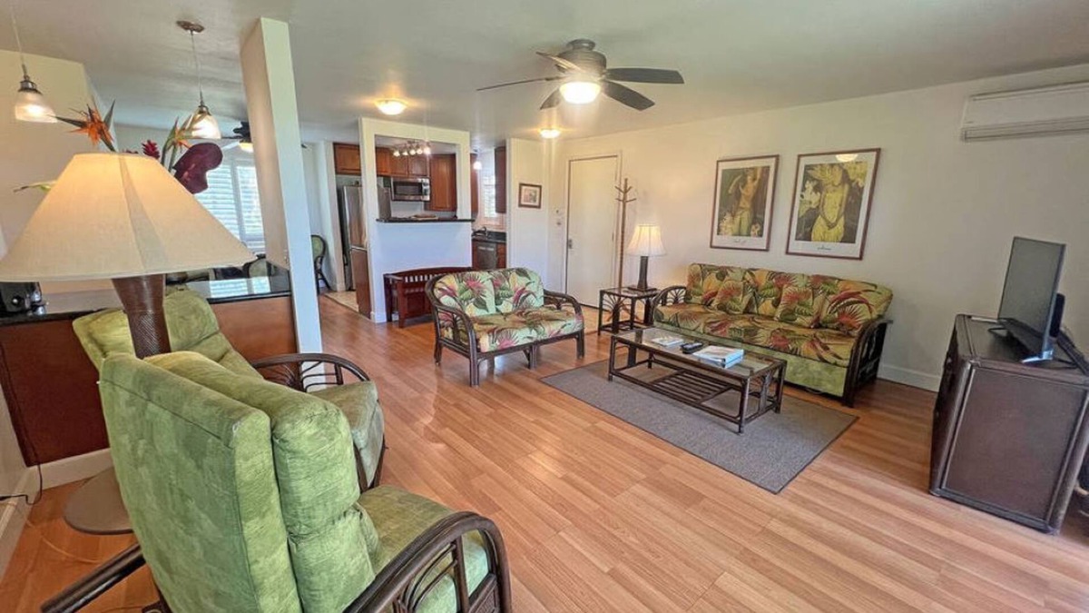 Kapaa Condo | A Welcoming Beachfront 2BR/2BA, Vacation Home, W/D, AC, STEPS TO BEACH!