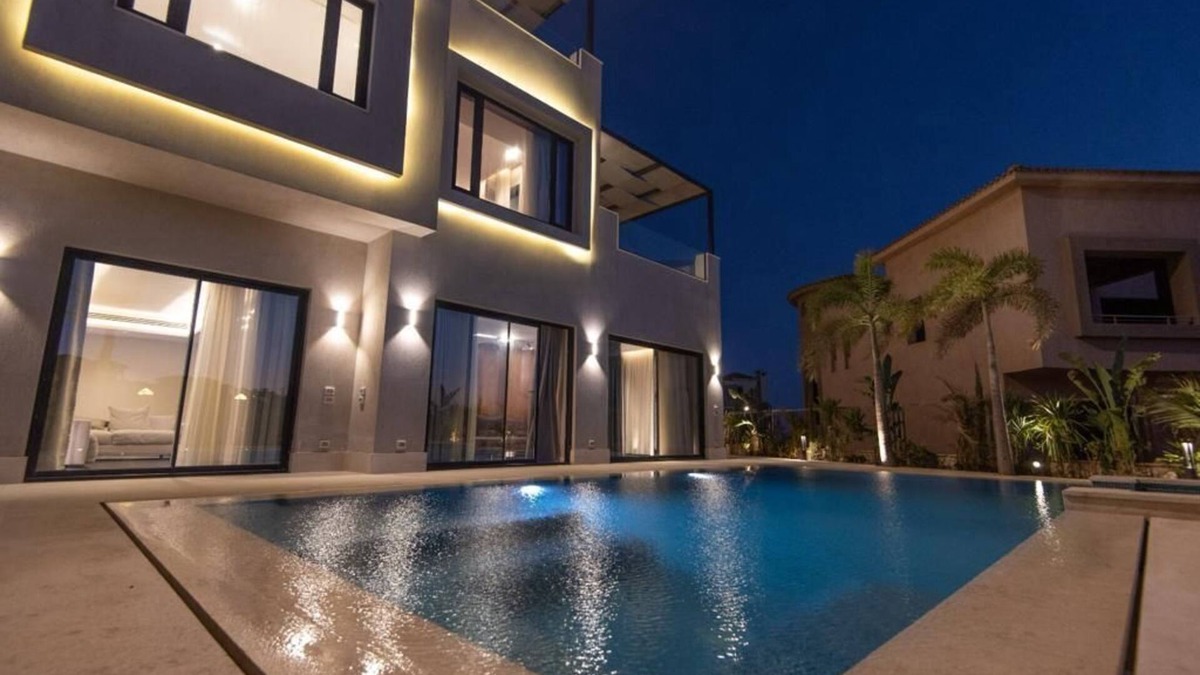 6th of October City Villa | A wonderful stand alone villa with swimming pool in Palm Hills