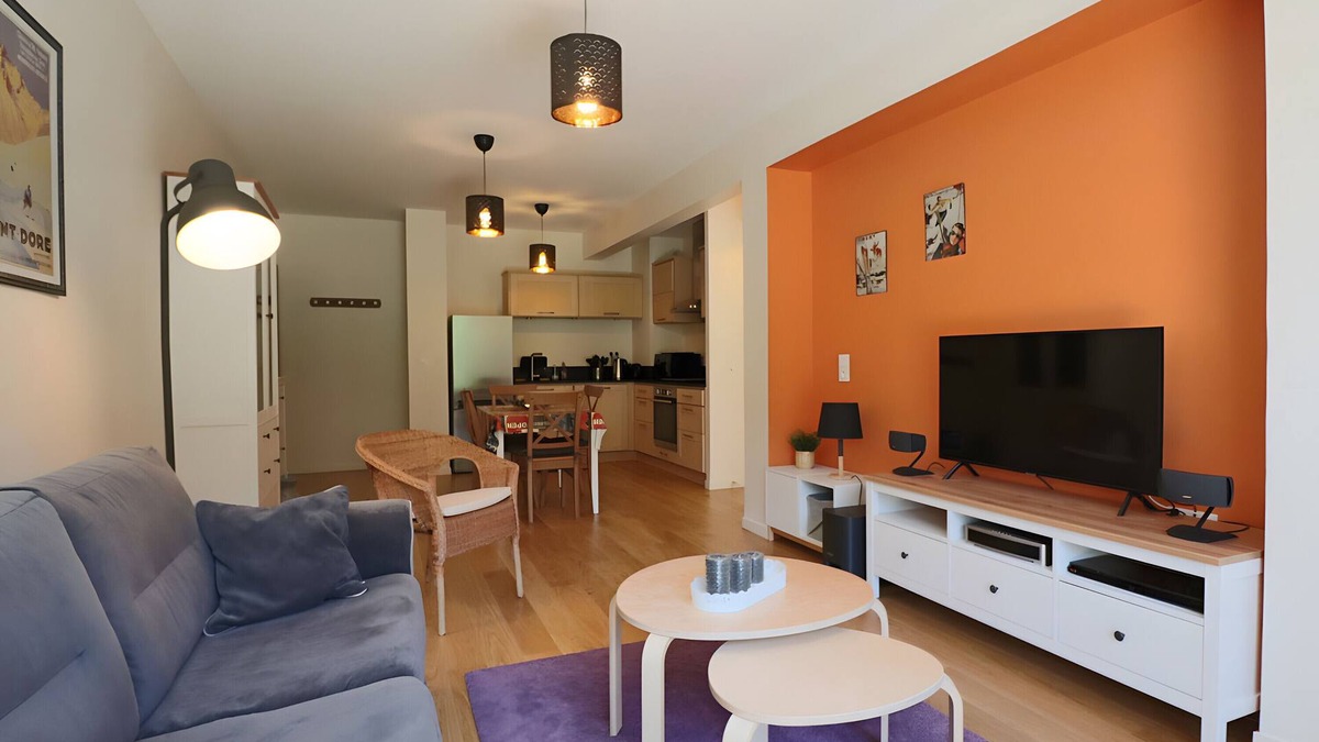 Mont-Dore Apartment | A5 - Residence La Montille with Mountain View and Wi-Fi