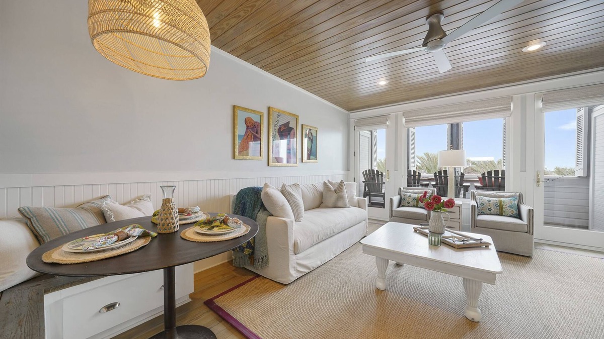 Seaside Condo | Above Seaside Amphitheater w/Panoramic Gulf views. Updated! + 2 Adult Bikes!