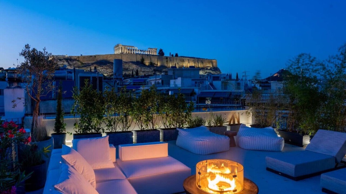 Athens City Centre Apartment | Acropolis Roof Garden Oasis