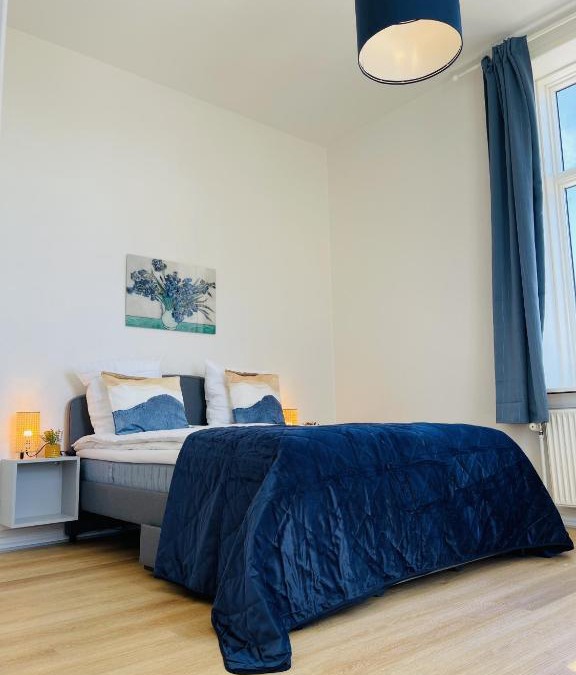 Hjørring Apartment | aday - Blue light suite apartment in the center of Hjorring