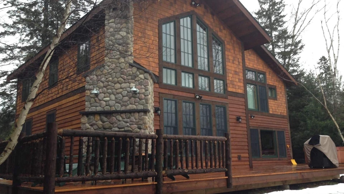 Lake Placid House | Adirondack Style Lodge Situated on Beautiful Mirror Lake