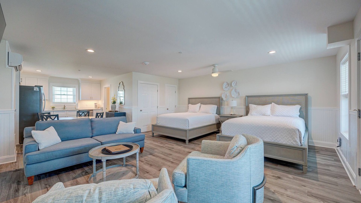 Surf City Apartment | Adjacent 2nd Floor: 2004 (Queen) & 2005 (Queen)