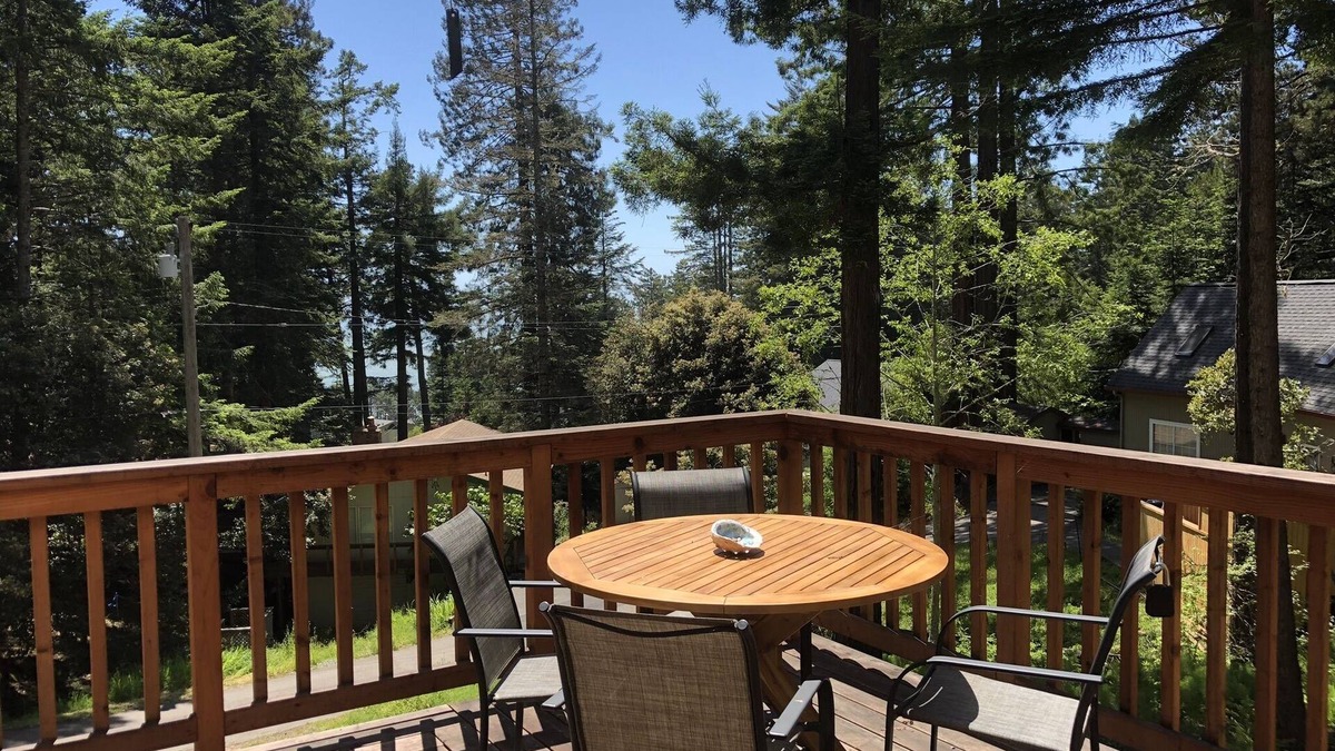 Anchor Bay House | Adorable cottage w/ocean views, redwoods, and a hot tub. Pets OK!