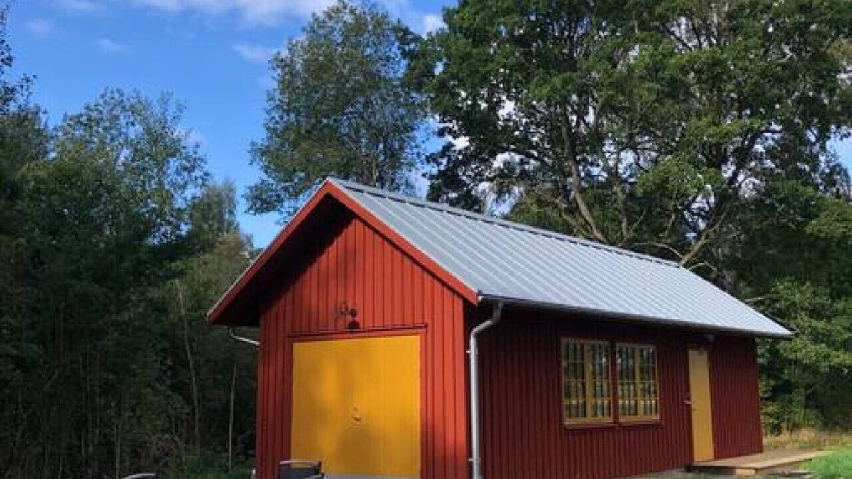 Agunnaryd Condo | Agundaborg boathouse close by lake