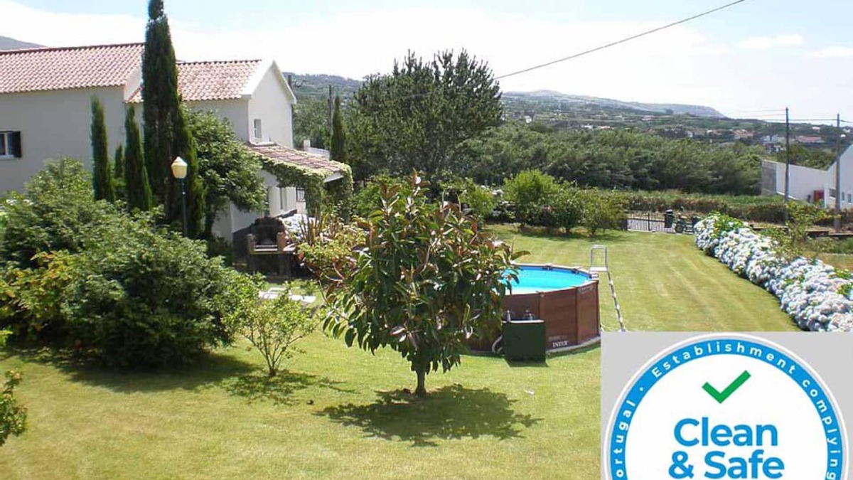Ponta Delgada House | AHR - Casa do Canto, gorgeous house garden with pool, panoramic sea view AL 178