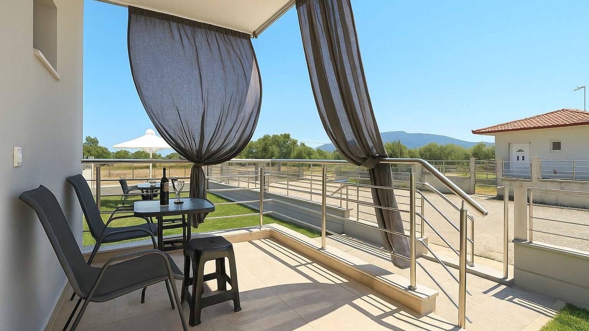 Asprovalta Apartment | Aigli Garden Getaway, Steps From Vrasna Beach