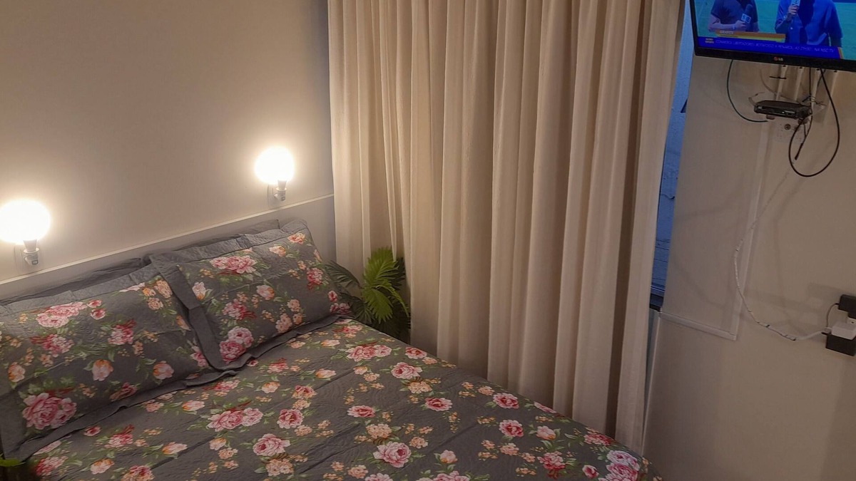 Ipira Apartment | Air-conditioned studio, wifi in the center of Piratuba SC