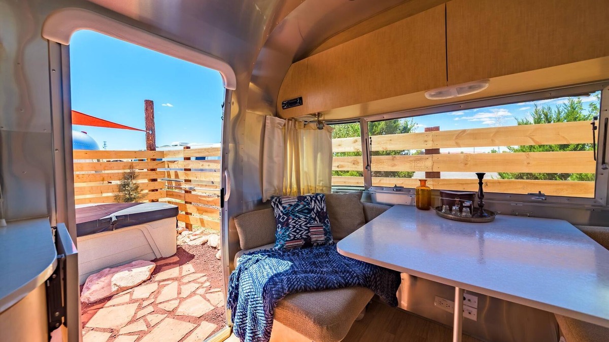 Valle House | Airstream w/ Private Hot Tub (Unit K) - 4 Person Airstream with Private Hot Tub