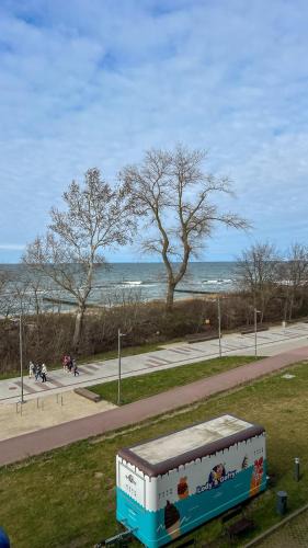 Dzielnica Uzdrowiskowa Apartment | Al-Dom Apartamenty Seaside 209 w widokiem na morze