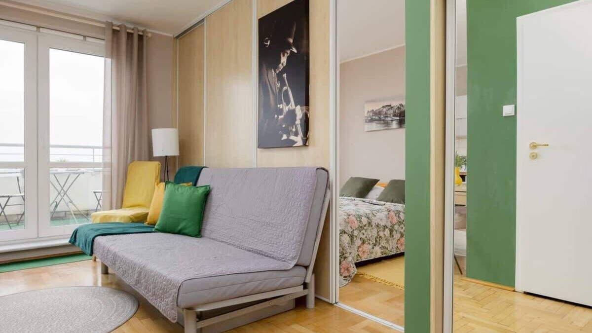 Muranow Apartment | Al. Jana Pawła II 80 | Cosy apartment | Balcony