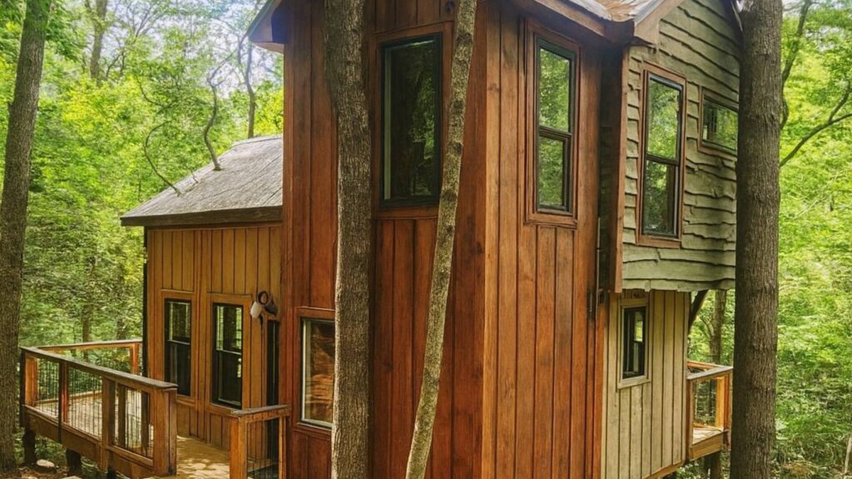 Dahlonega Cabin | Al's Nest: Secluded Treehouse Overlooking Creek
