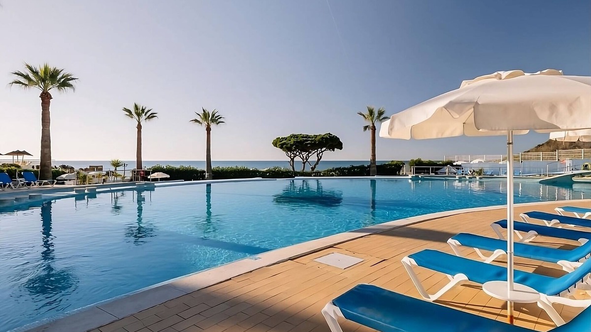 Oura Hotel | Albufeira Beach Apartment with Sky Bar Water Slide and Family Perks