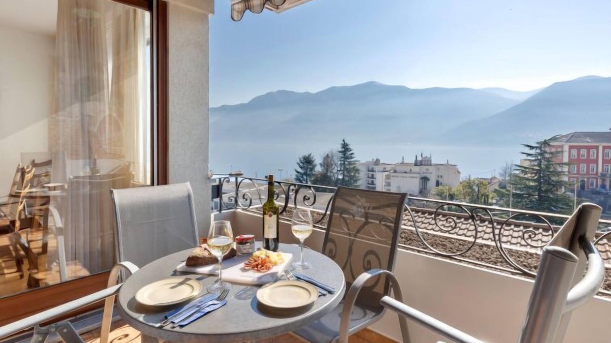 Brissago Apartment | Alga Lakeview by Interhome