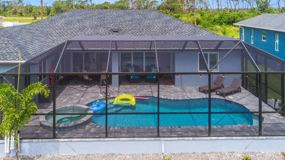 Pine Valley House | ALL the amenities! New home with hot tub, on canal, dock, everything you need!