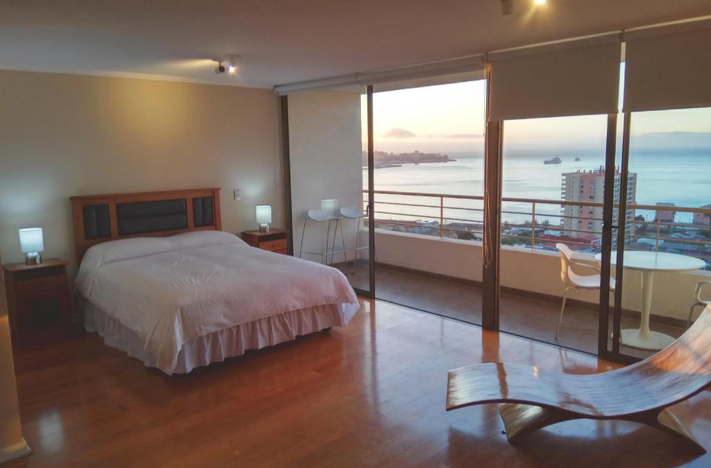 Placeres Apartment | Alluring View at Valparaiso departamento