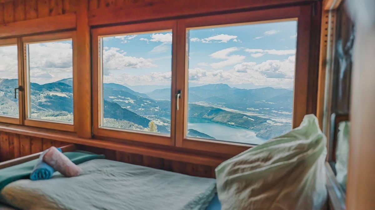 Millstatt Cabin | Almrauschsuite - 5-bett Familienzimmer mit Veranda - Alexanderhütte