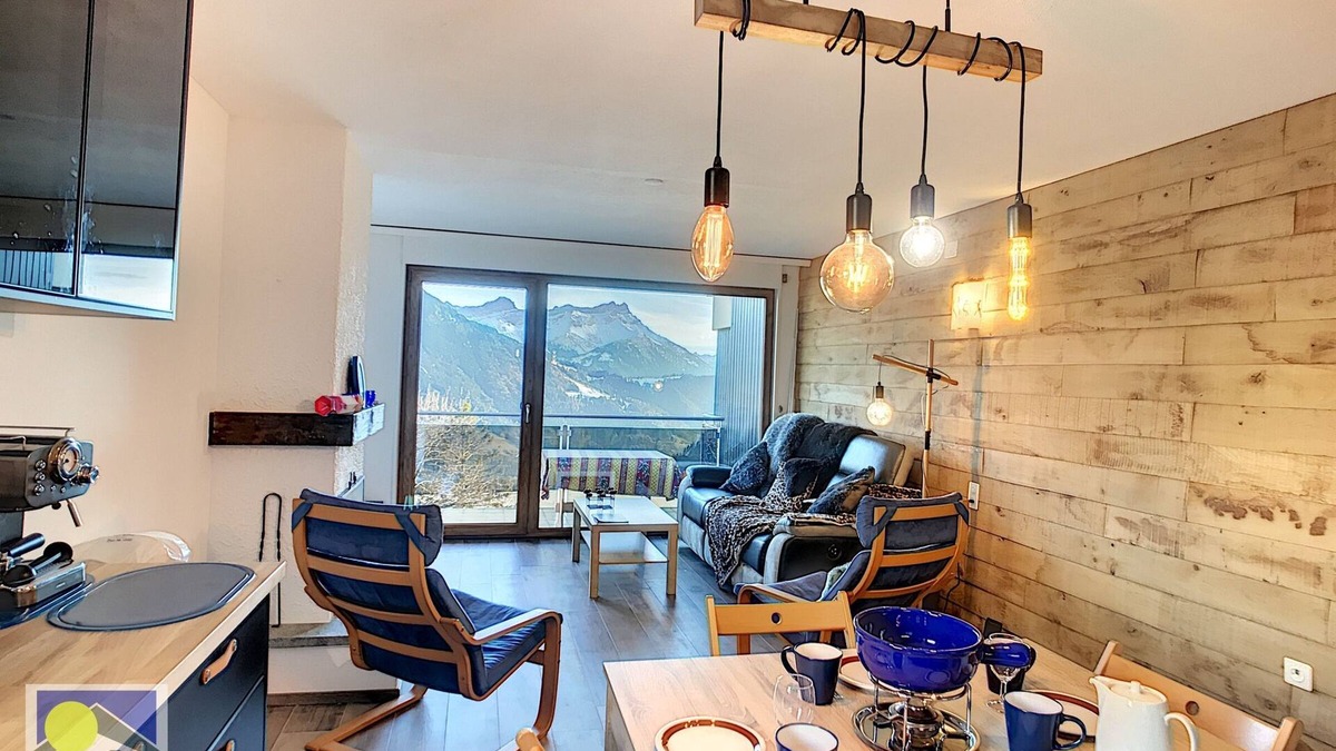 Leysin Apartment | Alpha C70 Included in base price:Electricity and heating1 exterior parking spaceExtra charges (oblig