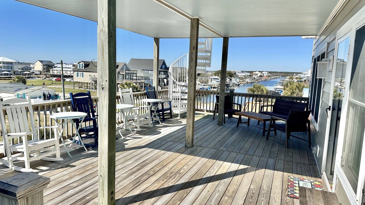 Surf City House | Amazing Decks! Two Master Bedrooms! Elevator! EV Charging! Pet Friendly!