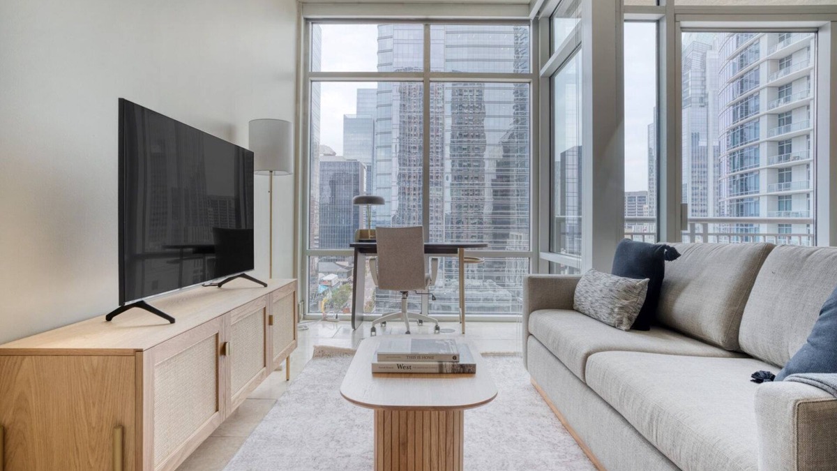 Second Street District Apartment | Amazing Downtown 1BR w/Gym & W/D, nr Lady Bird Lake, by Blueground