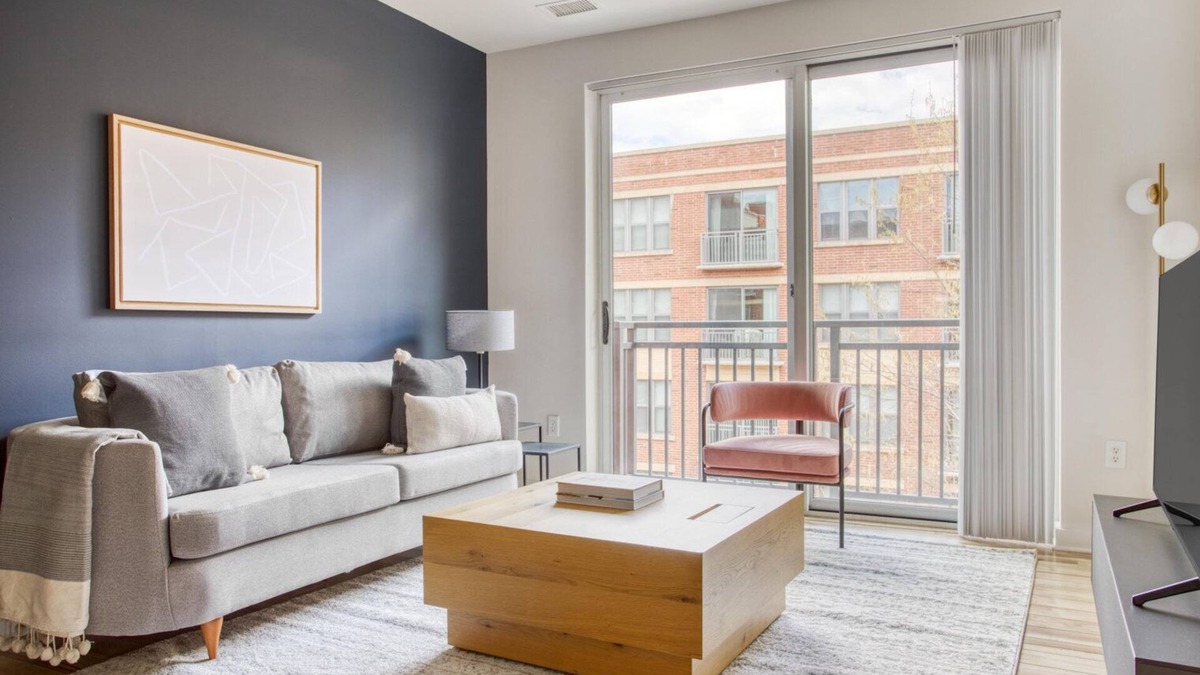 Near Northeast Apartment | Amazing H Street 1BR w/Rooftop Pool & Gym, walk to Metro, by Blueground