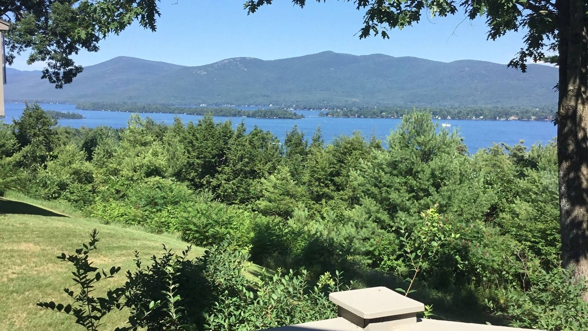 Lake George House | Amazing Lake George Views from Green Harbour Townhouse with private beach .