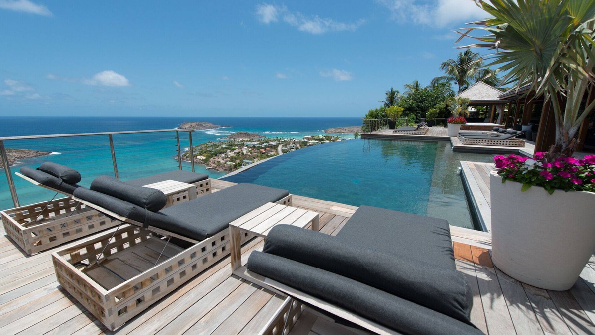 Grand Cul-de-Sac Villa | Amazing ocean view 7 bedroom villa with heated infinity pool and jacuzzi