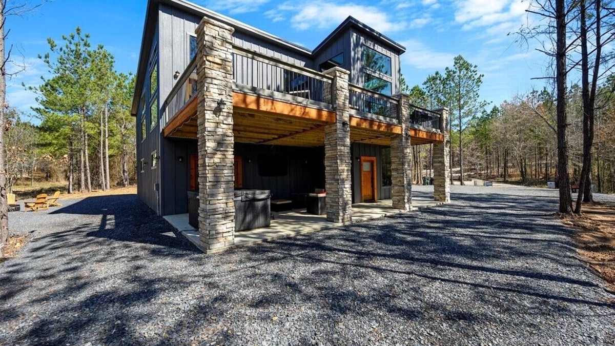 Bethel Cabin | Amazing Outdoor Area: Pool Table, Hot Tub, Close to Attractions!
