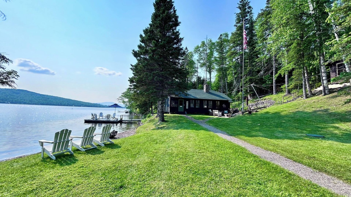 Rangeley Cabin | Amazing Rangeley lakefront family compound! 480 feet of private shorefront!