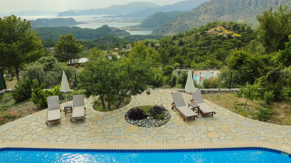 Ortaca Villa | Amazing sea view Villa with Private Salt System Pool - 8 Sleeps-
