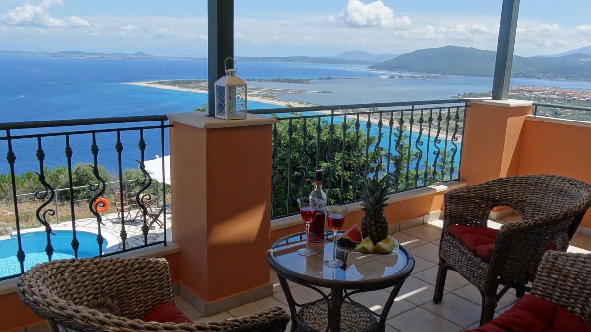 Lefkada Villa | Amazing view to Ionio sea- Sunrise and Sunset